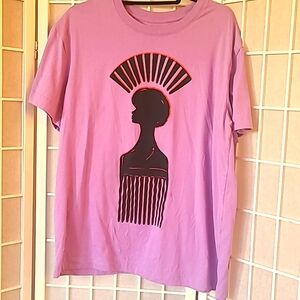 Afro pick tshirt